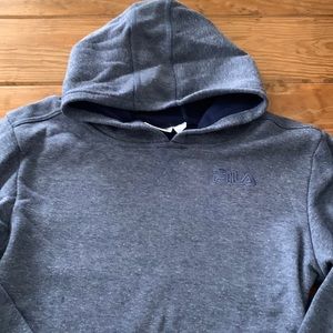 Fila Hoodie- Youth 10/12 Heather Blue